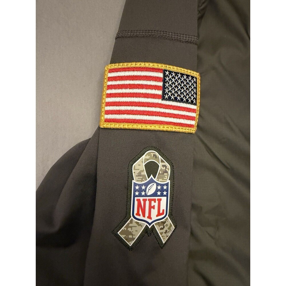 Nike New England Patriots Salute to Service Shield 1/2 Zip Jacket Mens Large L - Picture 4 of 10